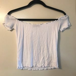 Brandy Off-the-Shoulder Crop Top
